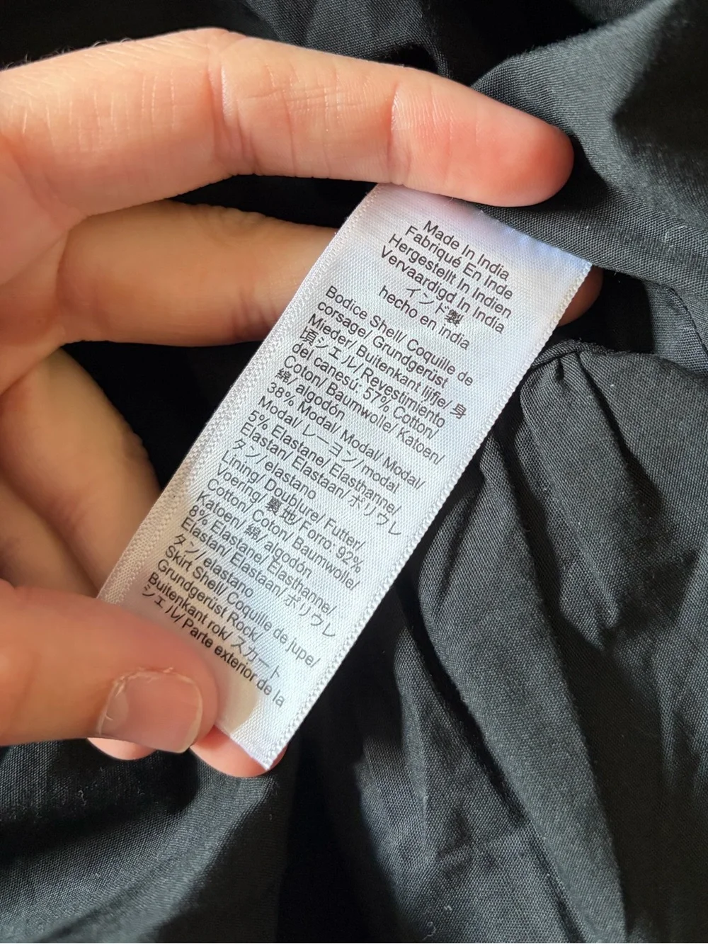 J. Crew Black Tank Bubble Hem Dress